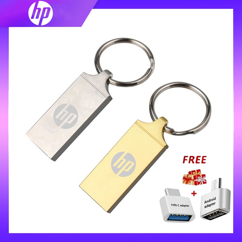Hewlett-packard Hp Flashdisk usb3.0 Tipe Pen Bahan Metal Kapasitas 64gb 128gb / 512gb / 16gb / 4gb / 8gb / gb