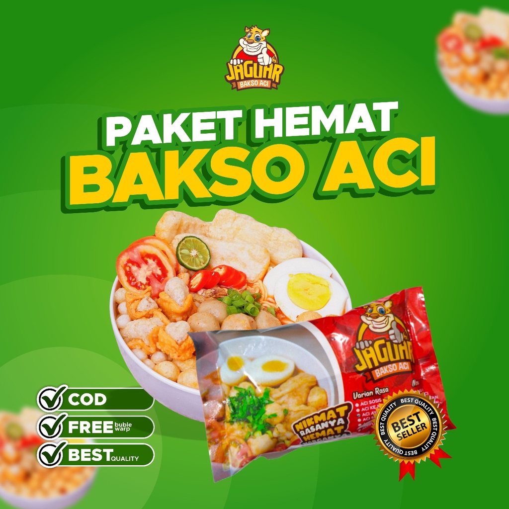 

PAKET HEMAT BASO ACI BOCI MURAH TERLEZAT