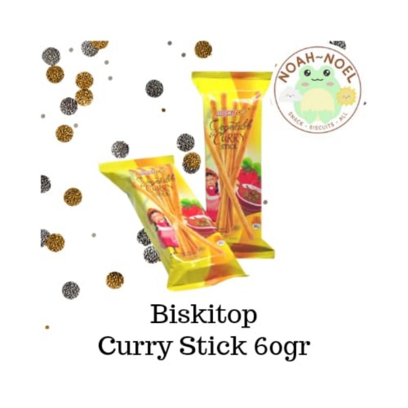 

NN - BISKITOP Curry Stick 60gr Biskuit stik rasa Kari Ayam enak dan gurih