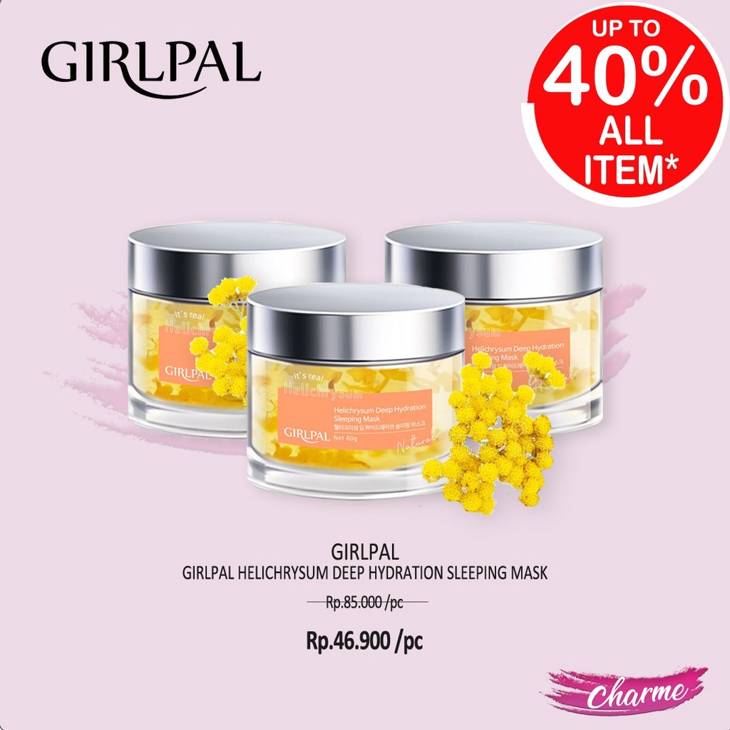 (READY) GIRLPAL Helichrysum Deep Hydration Sleeping Mask