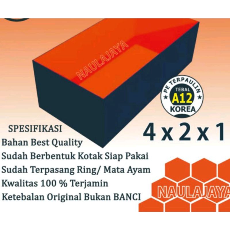 Kolam terpal ketebalan A12