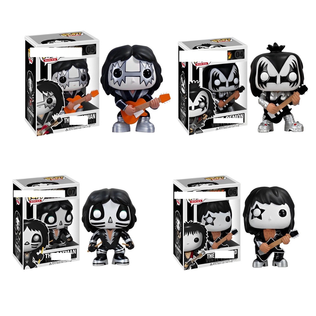 Funko Pop Kiss Band Rock Figure Patung Dekorasi Koleksi Catman