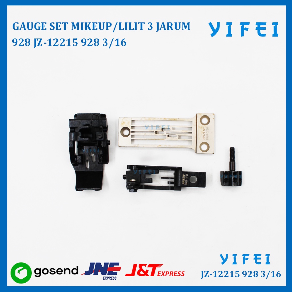 GAUGE SET MIKEUP/LILIT 3 JARUM 928 YIFEI-12215 928 3/16