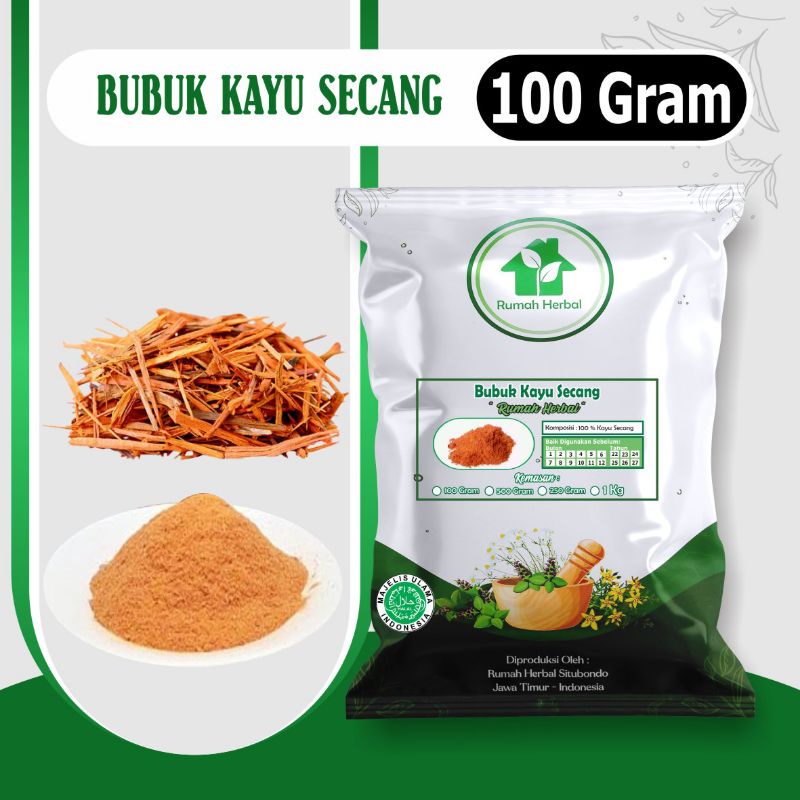 

Bubuk kayu secang murni kemasan 100gr