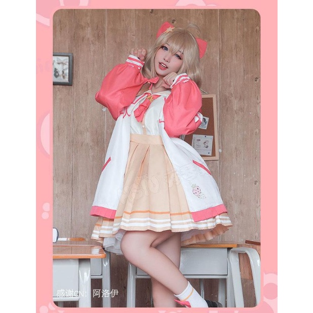 [MikanHiro Store] Jiaran cos suit A-SOUL virtual idol girl group Diana cosplay full set of cute anime skirts