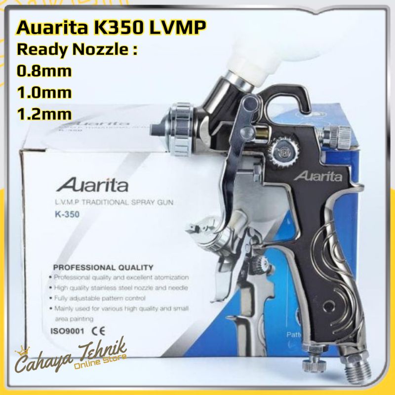 Auarita K350 Grosir Sprühpistole 250 ml HVLP 0,8 mm Düse Sprühwerkzeug für Auto 