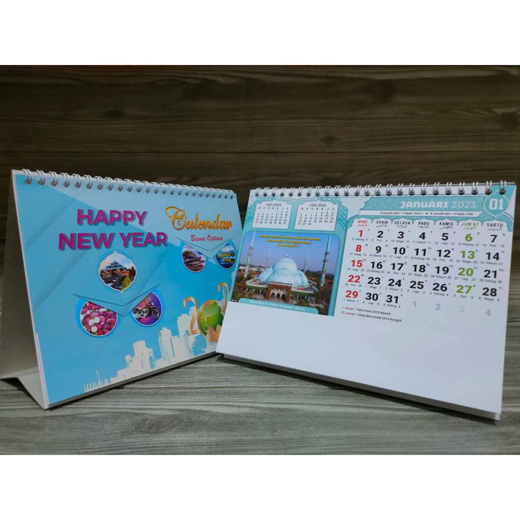

Kalender meja Tahun 2023 Mesjid