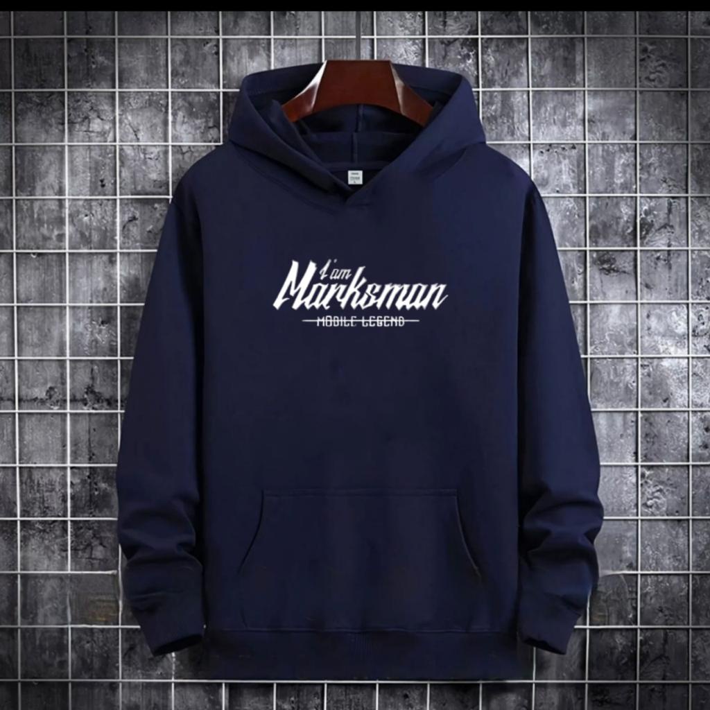 SWEATER HOODIE I AM MARKSMAN MOBILE LEGEND/ HOODIE MURAH TERLARIS / HOODIE UNISEX / HOODIE PRINTING