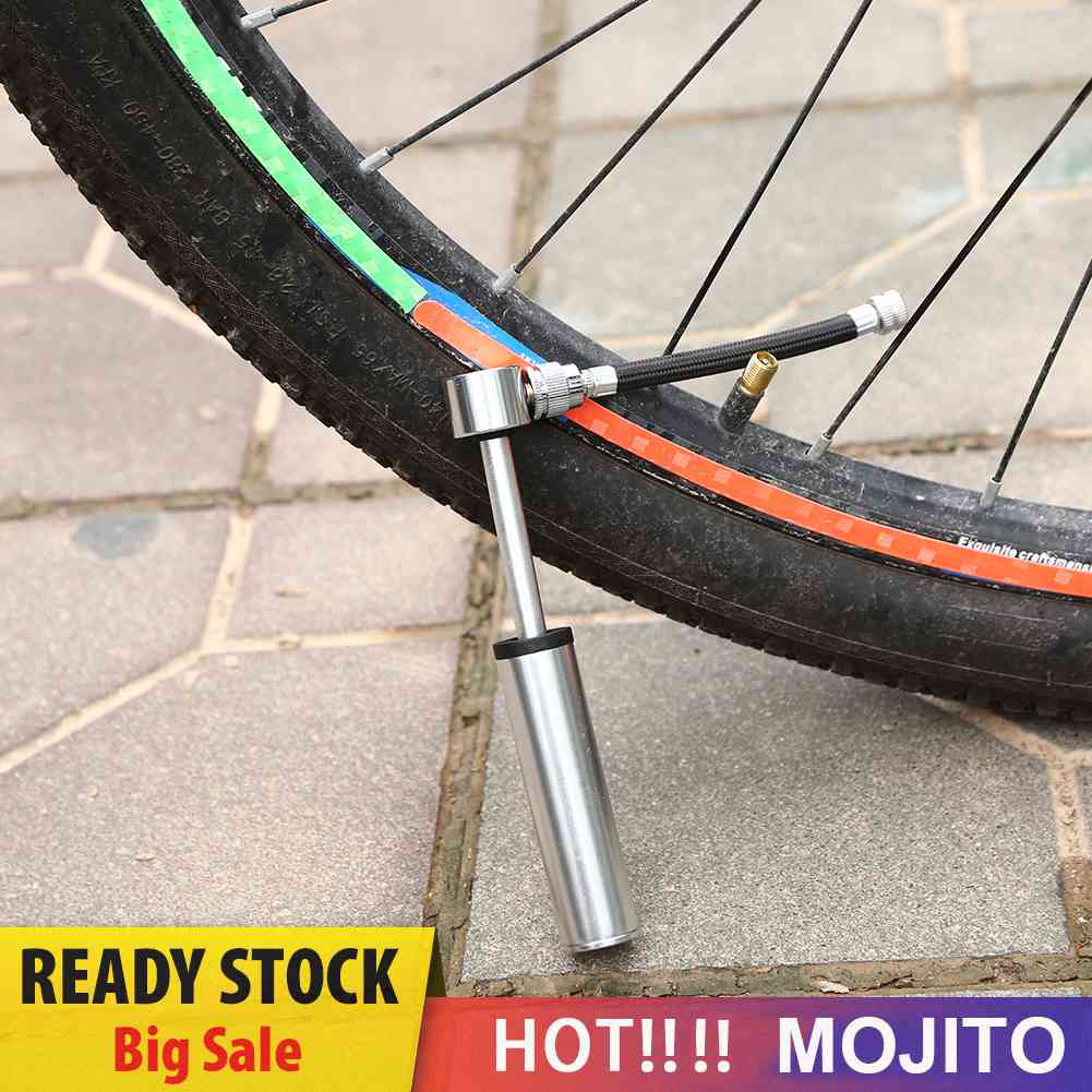 Pompa Tangan Mini Bahan Aluminum Alloy Untuk Ban Sepeda MTB AV / FV