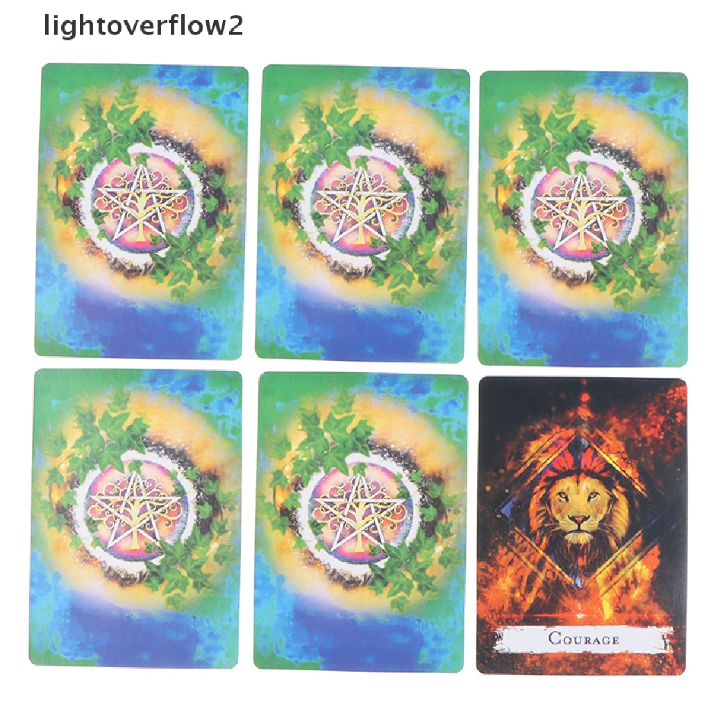 (lightoverflow2) 48pcs Kartu Tarot Ramalan Untuk Pesta