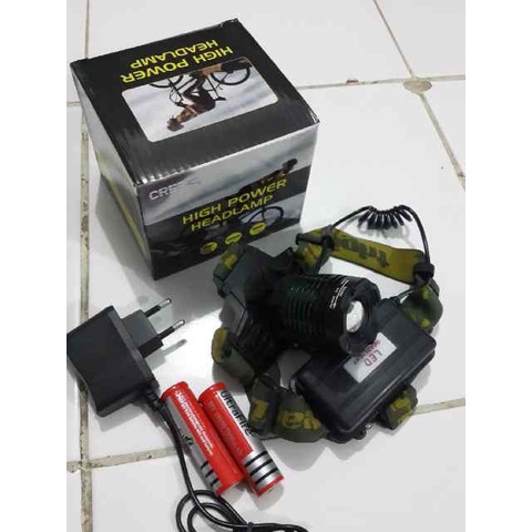 Senter Kepala Super terang dan Murah, Senter Kepala Cree LED XML-T6