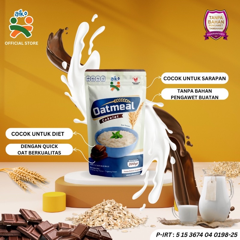 Aiko oatmeal - oatmeal Mpasi bayi