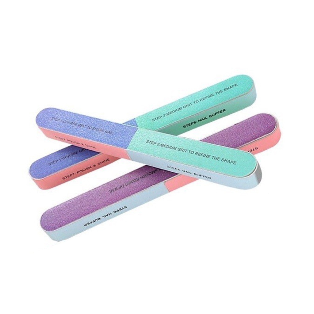 ❤GTB❤ NAIL BUFFER 7 STEPS / ALAT PENGHALUS KUKU AMPLAS KIKIR NAIL ART MANICURE PEDICURE PERAWATAN R822