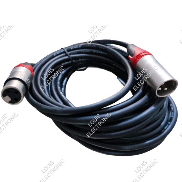 Kabel Audio Mic Canare Canon 10meter Jack Xlr male to female