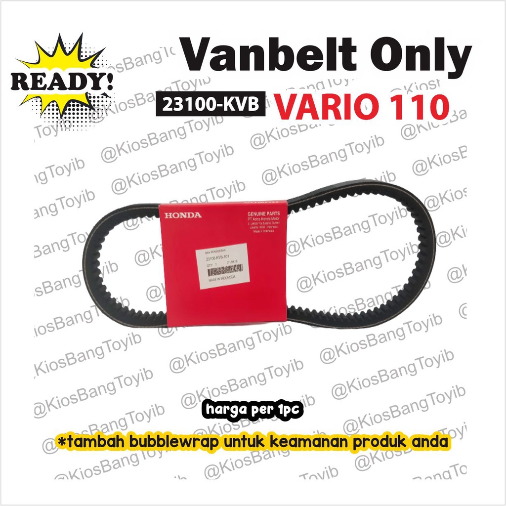 Vanbelt V-belt Vbelt Van Belt Only Honda Vario 110 Karbu (23100-KVB)