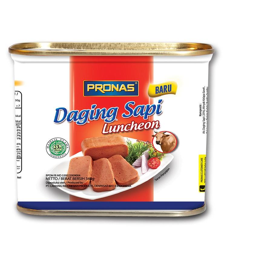 

FREE ONGKIR!Pronas Luncheon Sapi (Daging Blok Serbaguna) 340 g|KD1