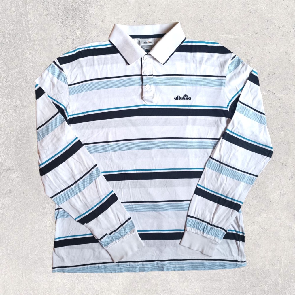 RUGBY SHIRT BY ELLESSE STRIPE SECOND ORIGINAL