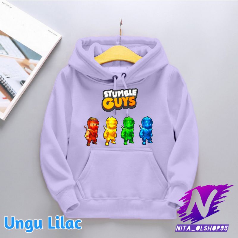 jaket hoodie anak stumble guys ninja