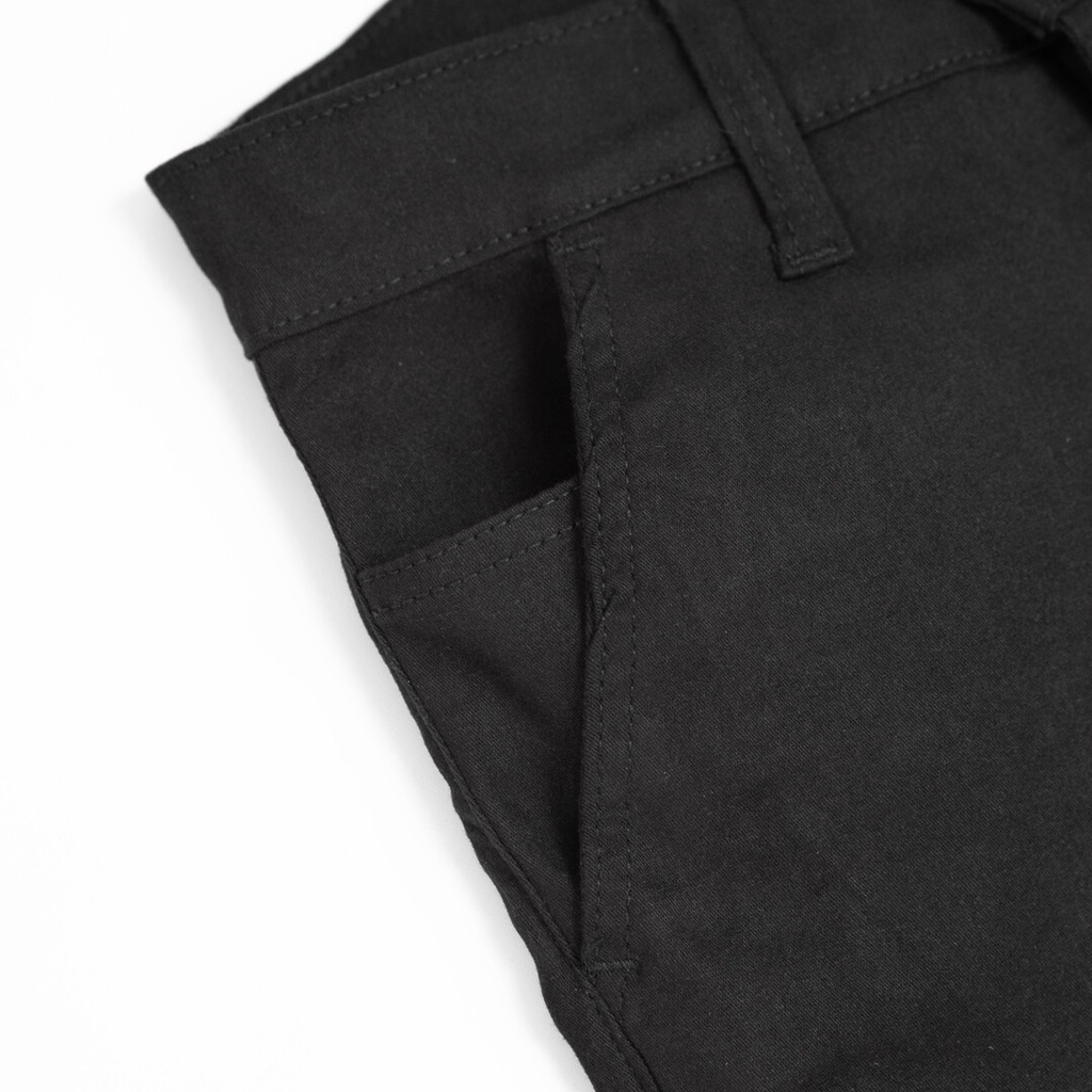 Bajubaja chino pants black / celana chino hitam stretch pants slimfit pria