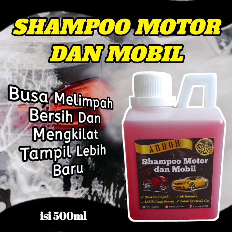 SHAMPO CUCI MOTOR DAN MOBIL SABUN CUCI MOTOR MOBIL BUSA BANYAK