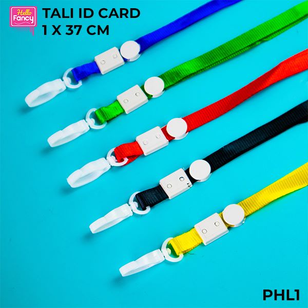 

Kalung Tali Lanyard 1 cm ID Card Cantol Plastik / Name Tag / Kecil 1cm Murah PHL1