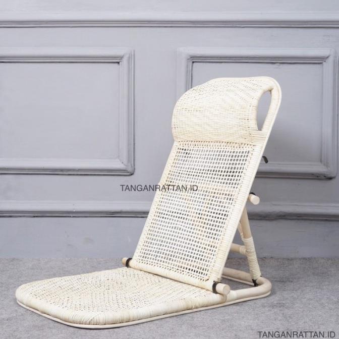 Kursi Tatami / Kursi Lipat Lesahan Di Lantai Tatami Rotan Asli Lapakseumur