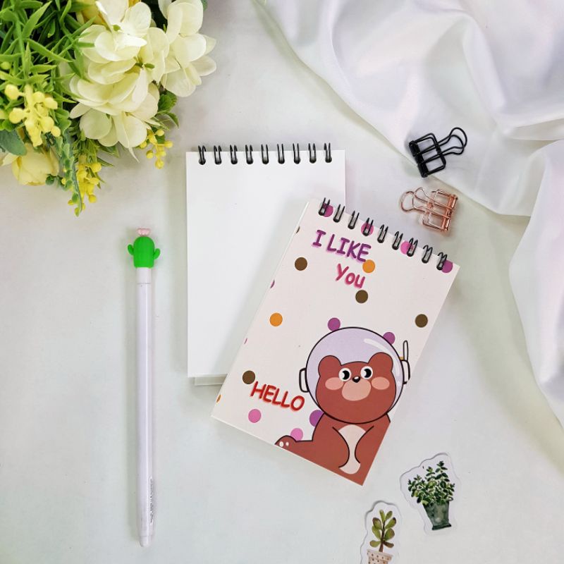 

NOTEBOOK RING MOTIF / BUKU CATATAN RING / BUKU TULIS RING motif MOTIF LUCU ISI 50 LEMBAR BAHAN BOOKPAPER 72 GSM RING SPIRAL ATAS