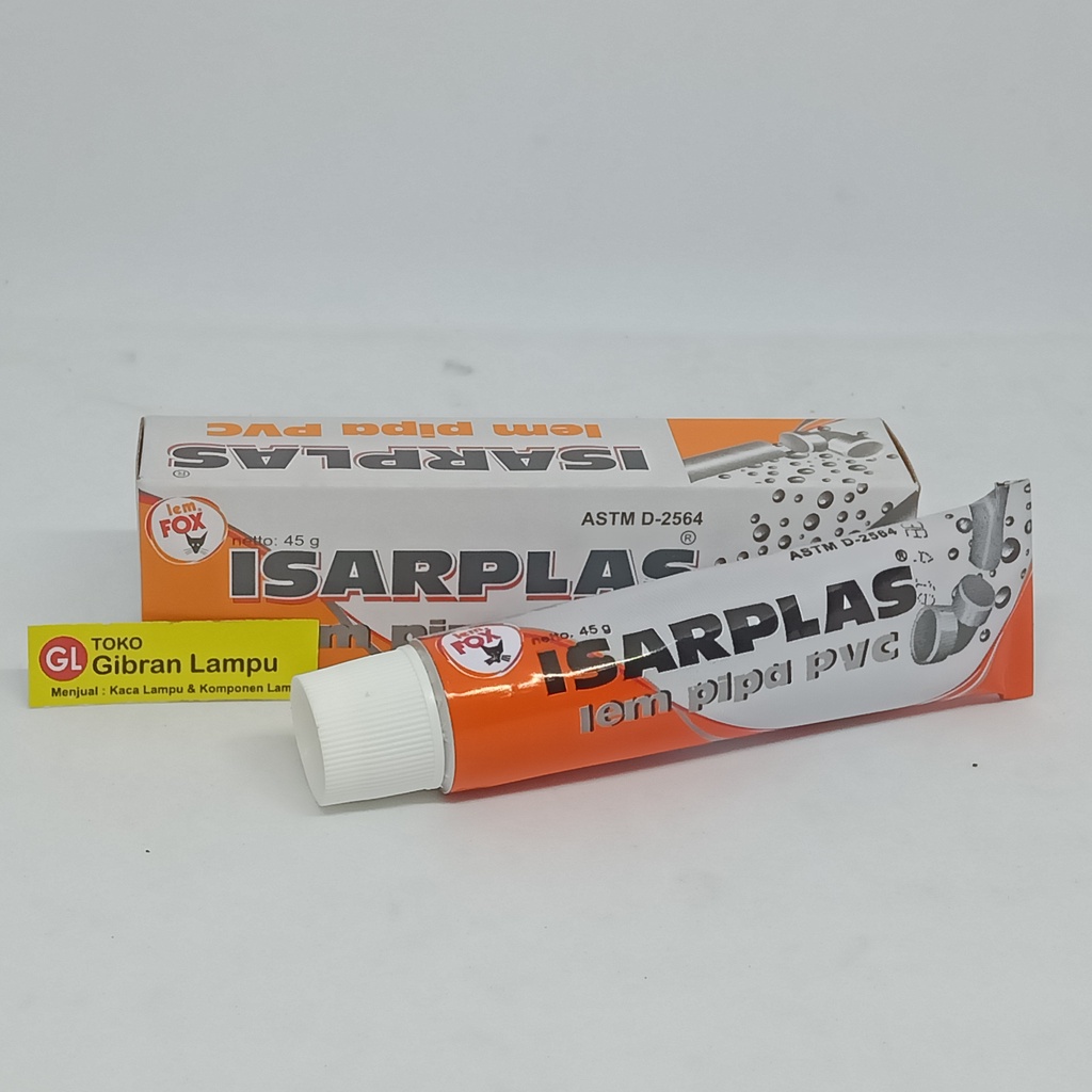 Lem Pipa Pralon Fox - Lem Fox Isarplas ASTM D-2564 - Lem Paralon PVC Tube