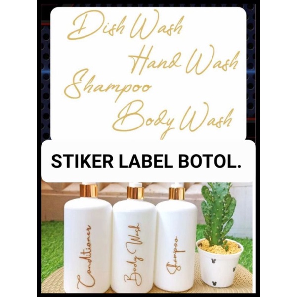 Sticker Cutting Label BATHROOM / KAMAR MANDI murah (Sabun, Shampoo, Body Wash, dll) Stiker Label Botol Sabun Cair Best Seller Label Waterproof - Stiker Laundry - Stiker Botol Waterproof HOME LIVING LABEL WARNA WATERPROOF - organizer kitchen /toiletries