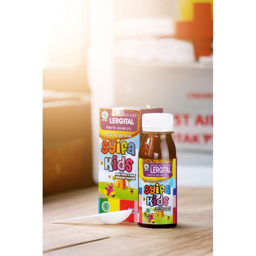

SYIFA KIDS LERGITAL Madu Anak Obat Alergi Gatal Pada Kulit 100 ml