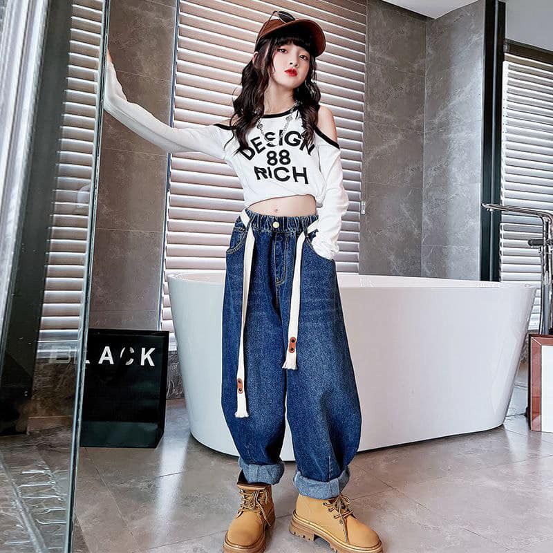 [JEWELS KIDS] DESIGN SABRINA KULOT SET /SETELAN BAJU DANCE ANAK IMPORT/SETELAN BAJU FASHION ANAK IMP