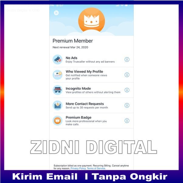 Truecaller Gold Premium - Aplikasi Pelacak Nomor Yang Tidak Dikenal Di HP Android Full Version  TOKO