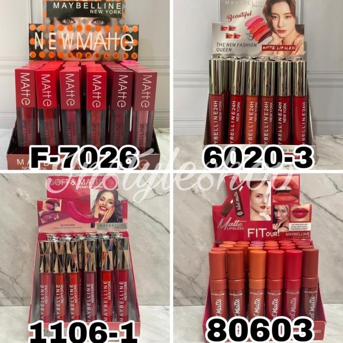 [LUSINAN] Lipgloss / Lipcream Maybelline Matte 24H / Grosir Kosmetik