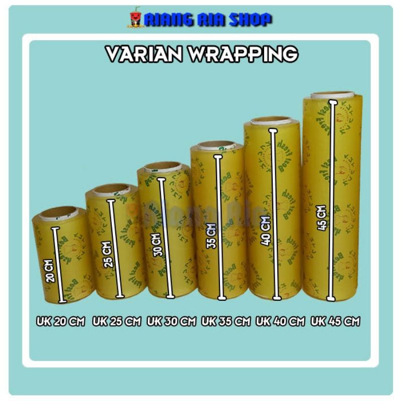 Plastik Wrapping Makanan BEST FRESH 25 cm x 500 M FOODGRADE Termurah