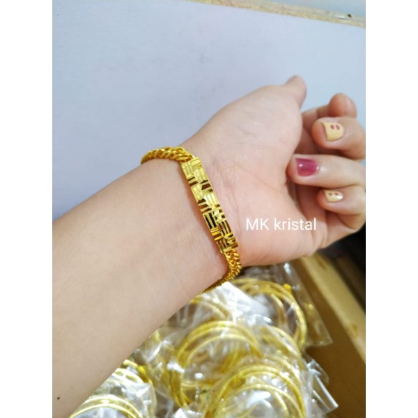 Gelang emas sepuh import