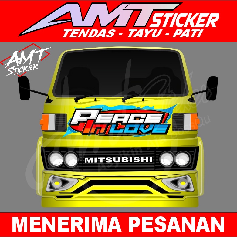 STIKER TRUK - STIKER KABIN DEPAN TRUK UMPLUNG - BISA REQUEST