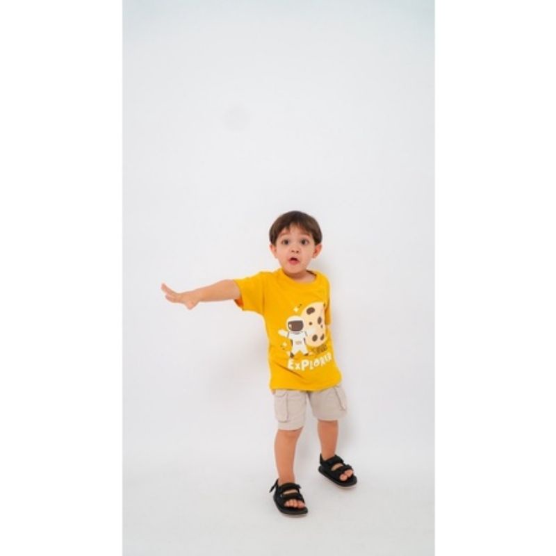 Kaos Anak 3-6Tahun Unisex Motif Luar Angkasa