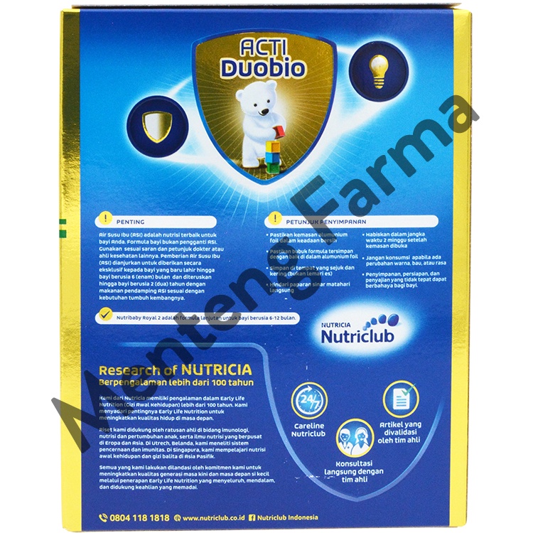 Nutribaby Royal 2 Formula Bayi Bubuk 400 gr