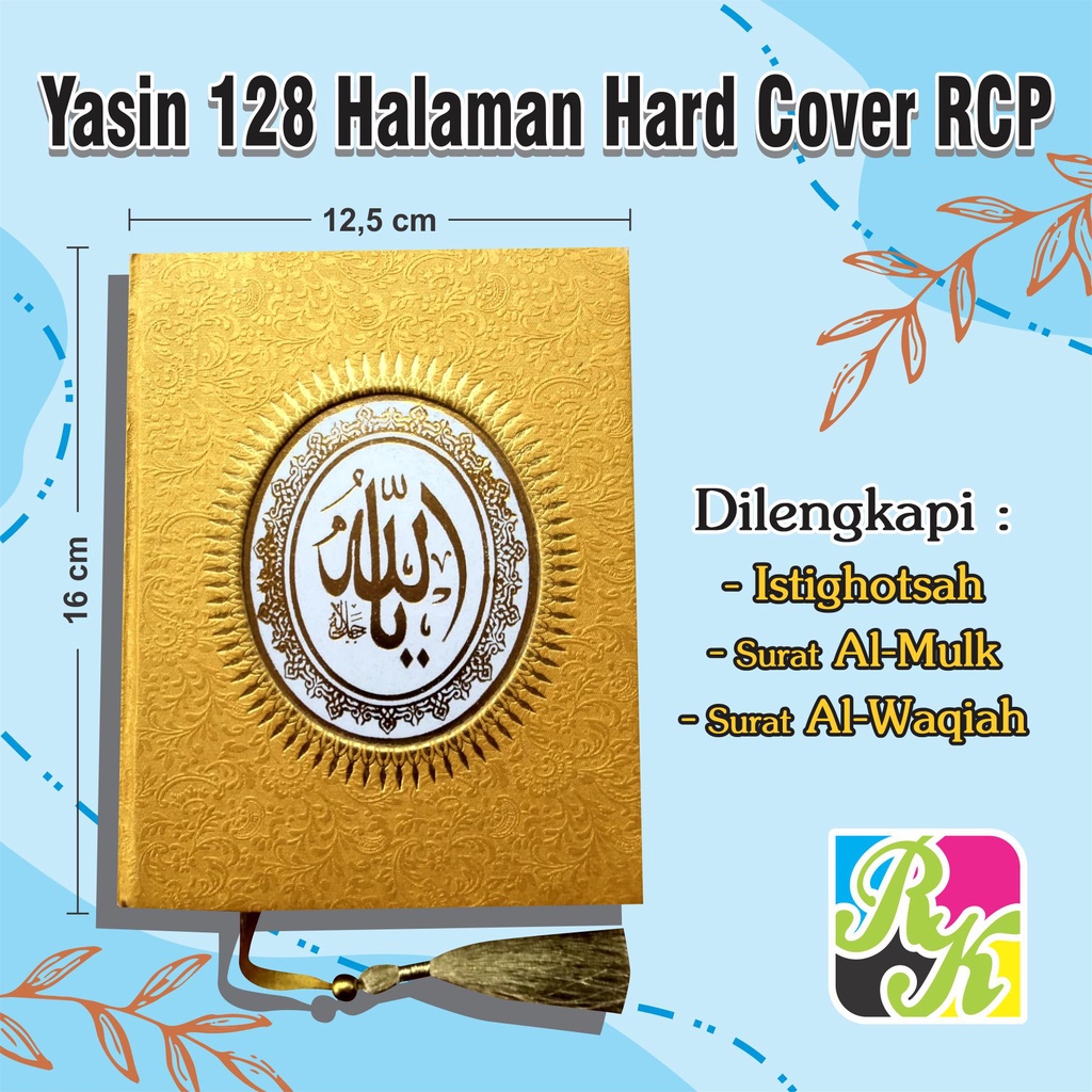 Yasin Dan Tahlil Hard Cover Bahan Rcp Isi 128 Halaman Di Tambah Sisipan