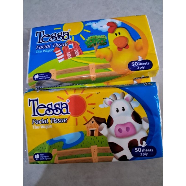TESSA TISSUE Facial 50sheet 2ply