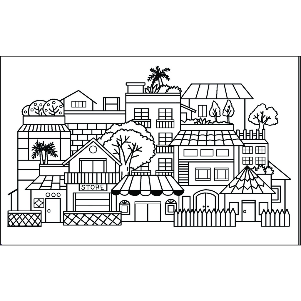 

Kertas Mewarnai Gambar RUMAH untuk Melatih imajinasi dan Kreatifitas anak