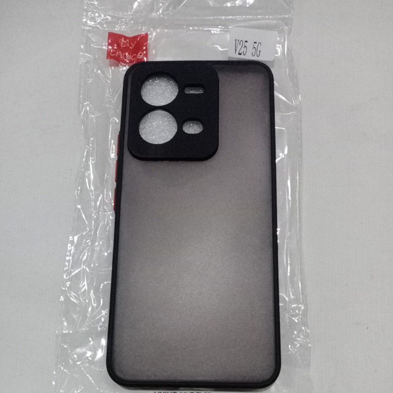 Case Aero Vivo (Hitam) V25 5G Protector Camera softcase
