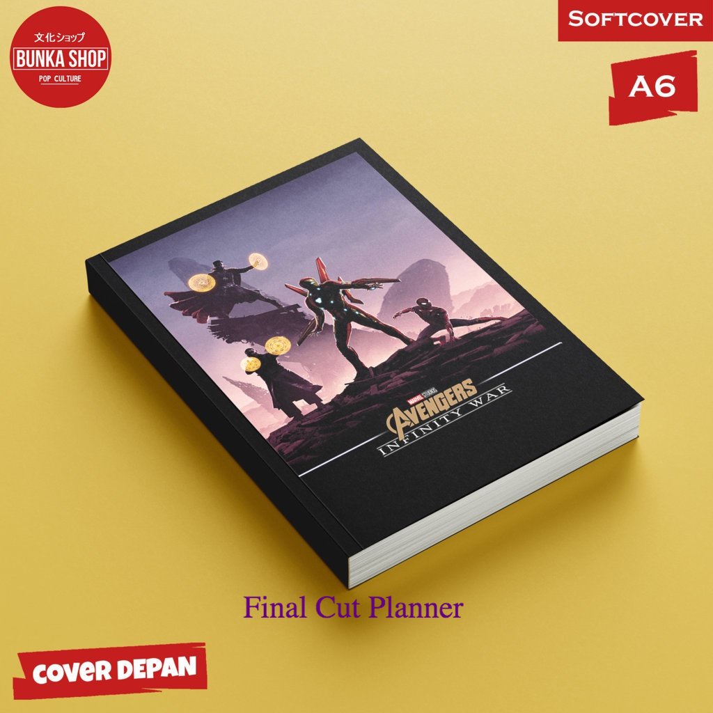 

Pocket Note Infinity War 4 Softcover A6 Buku Tulis Catatan Notes Agenda Planner Jurnal .