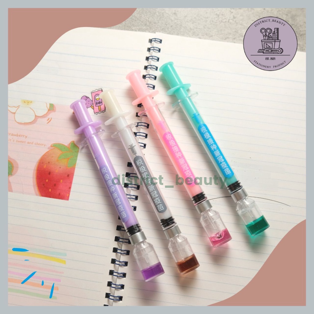 

PEN SUNTIK COVID PEN UNIK LUCU MURAH PEN SUNTIKAN COVID PEN GEL
