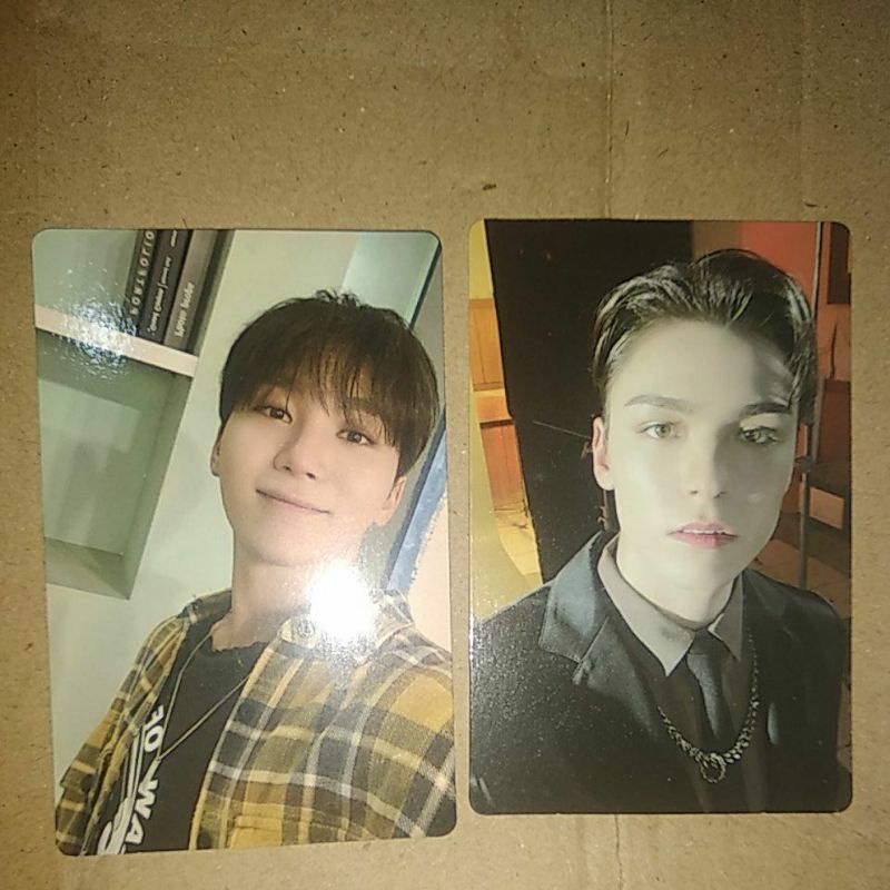 OFFICIAL PHOTOCARD SEVENTEEN ATTACCA CARAT VER( Vernon,Seungkwan)