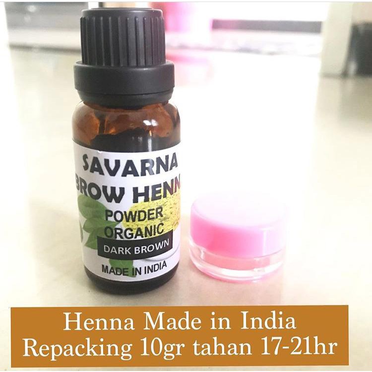 Savarna Henna Alis Brow Henna / Hena Terlaris Halal Tahan Lama