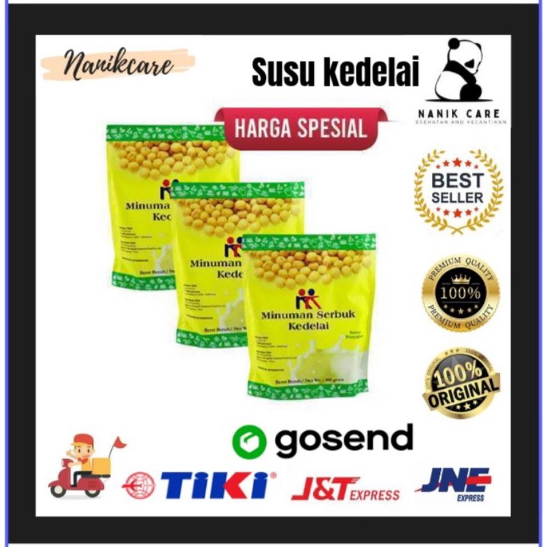 

KK Minuman Serbuk Kedelai Susu Kedelai Soya Bean Powder Kaya Protein Padat Gizi KK Indonesia