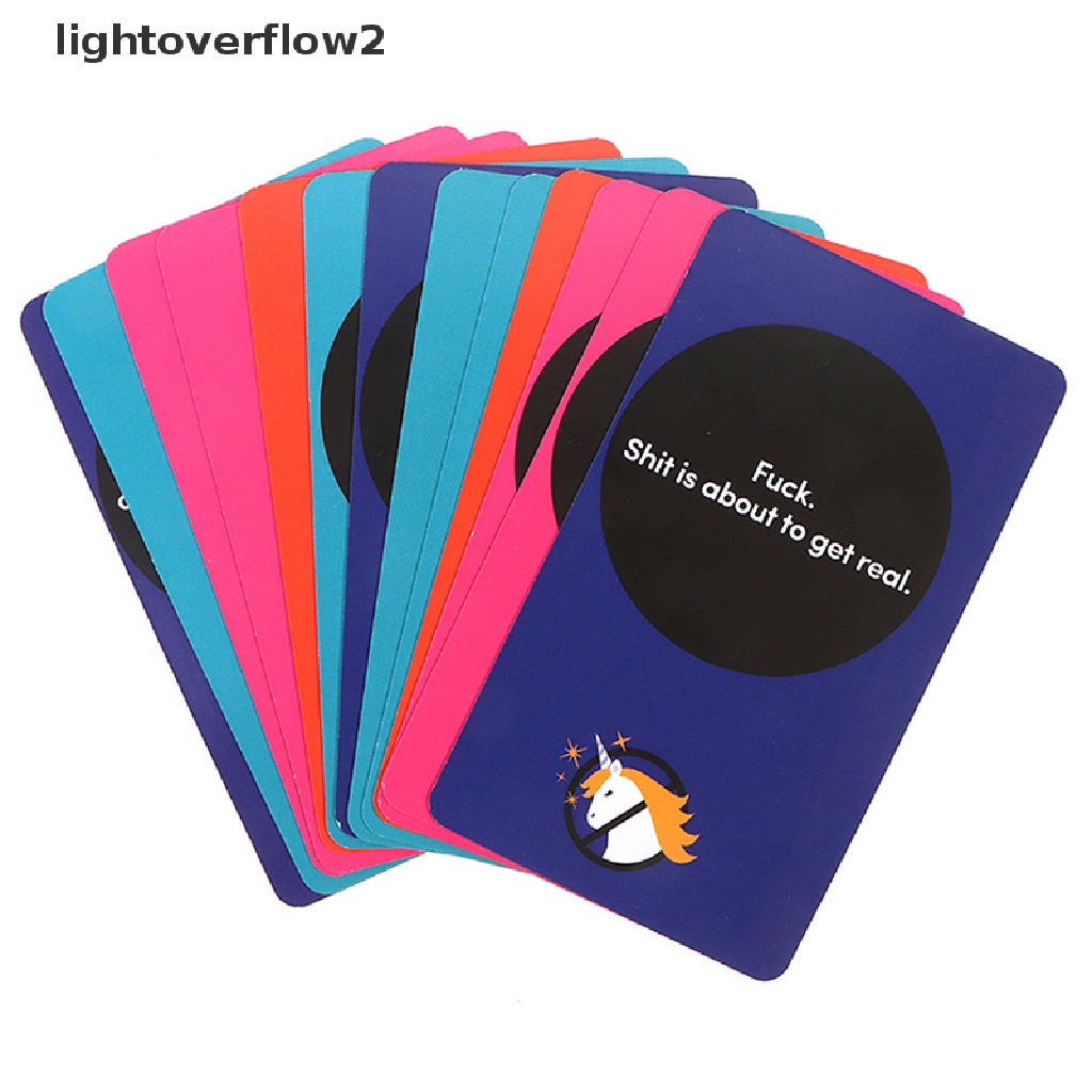 (lightoverflow2) Mainan Board Game Kartu Tarot Bahasa Inggris