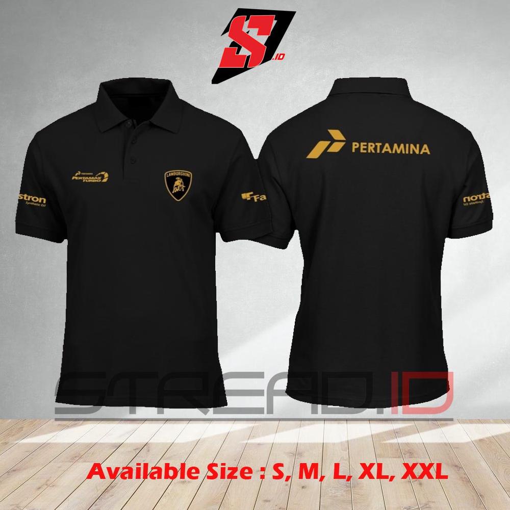 ➯jg Terkini kemeja pertamina - seragam pertamina - kaos kerah - kaos polo kerah pria - kaos polo mer