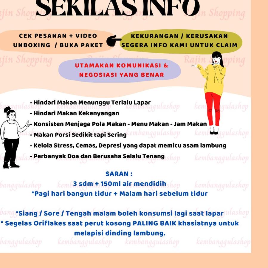 

✨ oriflakes diabetes low ig sereal oriflakes umbi garut asam lambung gerd Maag gula darah 